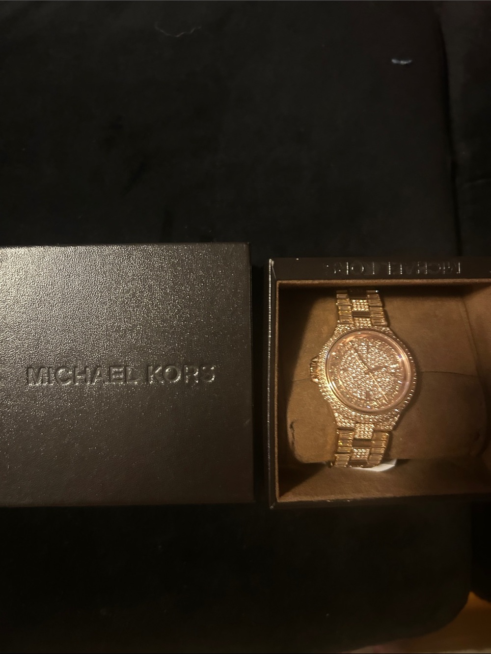 Michael Kors Rose Gold Crystal Pavé Women Bracelet Watch